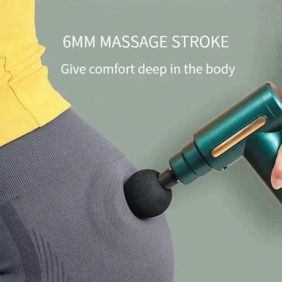 Mini Muscle Massage Gun, Compact Pocket Deep Tissue Massager, Handheld Tapping Massager, Gifts for Men and Women